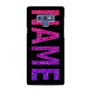 Силиконовый чехол на Samsung Galaxy Note 9 с принтом NAME