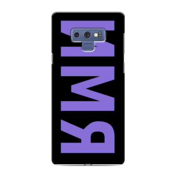 Силиконовый чехол на Samsung Galaxy Note 9 с принтом ИМЯ