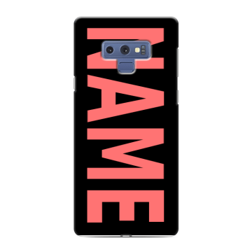 Силиконовый чехол на Samsung Galaxy Note 9 с принтом NAME