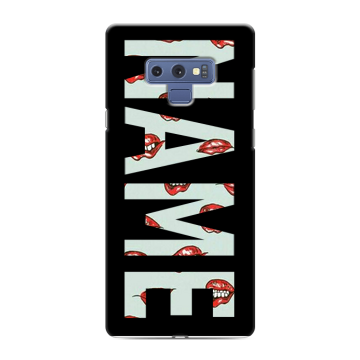Силиконовый чехол на Samsung Galaxy Note 9 с принтом NAME