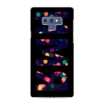 Силиконовый чехол на Samsung Galaxy Note 9 с принтом ИМЯ