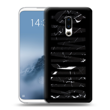 Силиконовый чехол на Meizu 16th Plus с принтом ФАМИЛИЯ