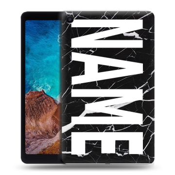 Силиконовый чехол на Xiaomi Mi Pad 4 Plus с принтом NAME