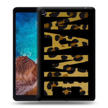 Силиконовый чехол на Xiaomi Mi Pad 4 Plus с принтом NAME