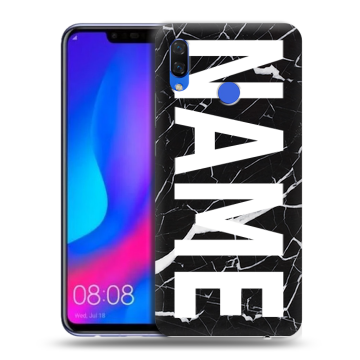 Пластиковый чехол на Huawei Nova 3 с принтом NAME