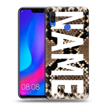 Пластиковый чехол на Huawei Nova 3 с принтом NAME