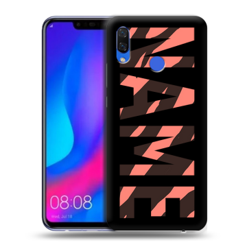 Пластиковый чехол на Huawei Nova 3 с принтом NAME