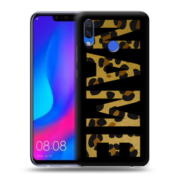 Пластиковый чехол на Huawei Nova 3 с принтом NAME