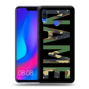 Пластиковый чехол на Huawei Nova 3 с принтом NAME