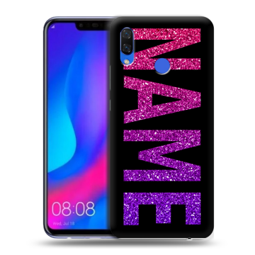 Пластиковый чехол на Huawei Nova 3 с принтом NAME