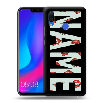 Пластиковый чехол на Huawei Nova 3 с принтом NAME