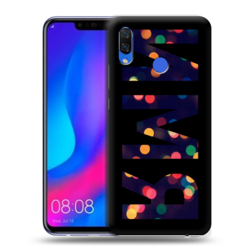 Пластиковый чехол на Huawei Nova 3 с принтом ИМЯ