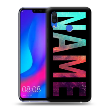 Пластиковый чехол на Huawei Nova 3 с принтом NAME