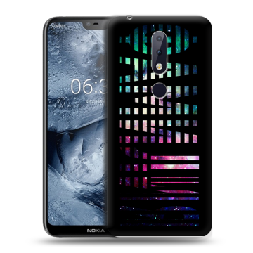 Силиконовый чехол на Nokia 6.1 Plus с принтом ФАМИЛИЯ