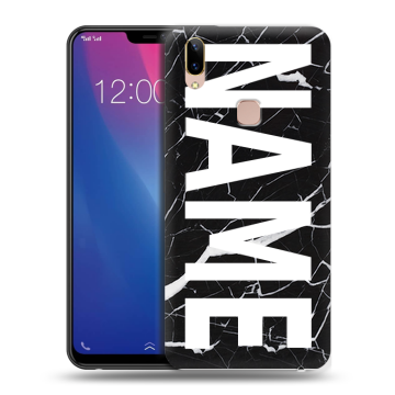 Силиконовый чехол на Vivo Y85 с принтом NAME