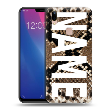 Силиконовый чехол на Vivo Y85 с принтом NAME