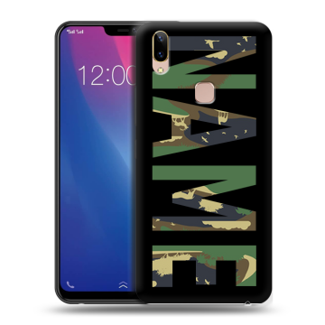 Силиконовый чехол на Vivo Y85 с принтом NAME
