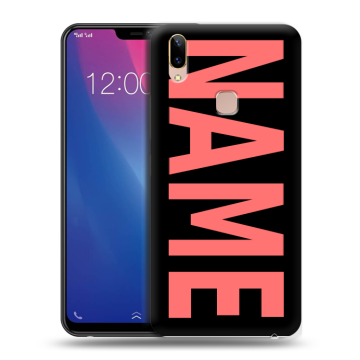 Силиконовый чехол на Vivo Y85 с принтом NAME
