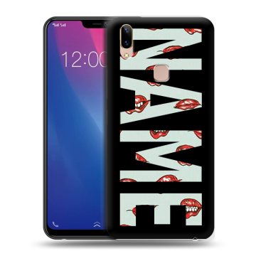 Силиконовый чехол на Vivo Y85 с принтом NAME