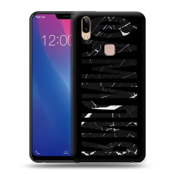 Силиконовый чехол на Vivo Y85 с принтом ФАМИЛИЯ