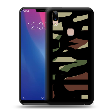 Силиконовый чехол на Vivo Y85 с принтом NAME