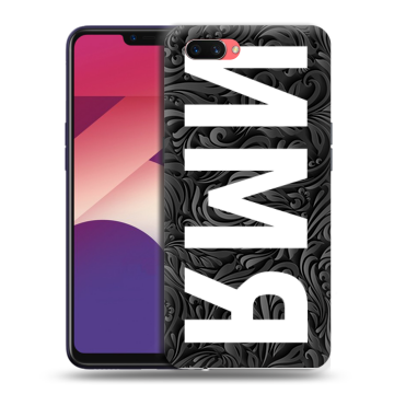 Пластиковый чехол на OPPO A3s с принтом ИМЯ