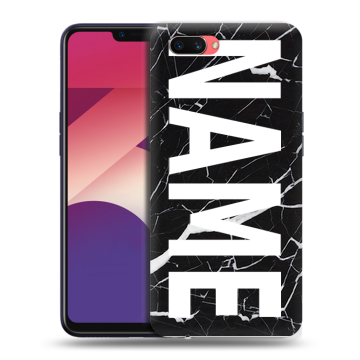 Пластиковый чехол на OPPO A3s с принтом NAME
