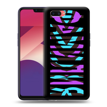 Пластиковый чехол на OPPO A3s с принтом ФАМИЛИЯ