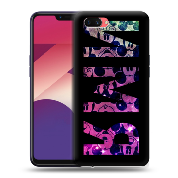 Пластиковый чехол на OPPO A3s с принтом ИМЯ