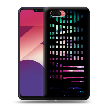Пластиковый чехол на OPPO A3s с принтом ФАМИЛИЯ