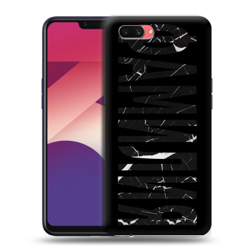 Пластиковый чехол на OPPO A3s с принтом ФАМИЛИЯ