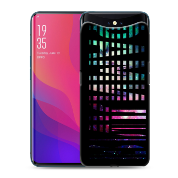 Силиконовый чехол на OPPO Find X с принтом ФАМИЛИЯ