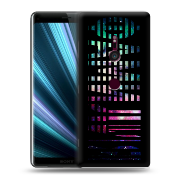 Пластиковый чехол на Sony Xperia XZ3 с принтом ФАМИЛИЯ