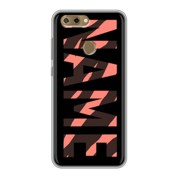 Силиконовый чехол на ZTE Blade V9 Vita с принтом NAME