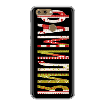 Силиконовый чехол на ZTE Blade V9 Vita с принтом ФАМИЛИЯ