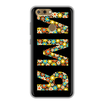 Силиконовый чехол на ZTE Blade V9 Vita с принтом ИМЯ