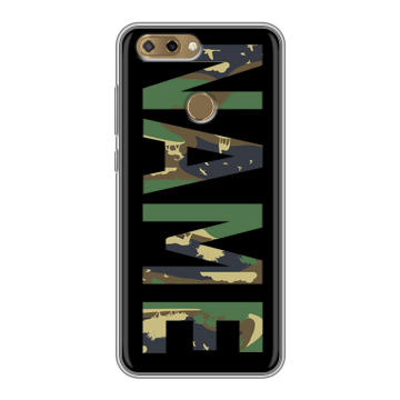 Силиконовый чехол на ZTE Blade V9 Vita с принтом NAME