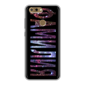 Силиконовый чехол на ZTE Blade V9 Vita с принтом ФАМИЛИЯ