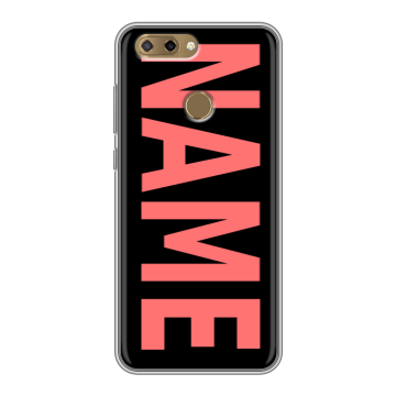 Силиконовый чехол на ZTE Blade V9 Vita с принтом NAME