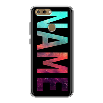 Силиконовый чехол на ZTE Blade V9 Vita с принтом NAME