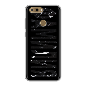 Силиконовый чехол на ZTE Blade V9 Vita с принтом ФАМИЛИЯ