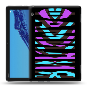 Силиконовый противоударный чехол на Huawei MediaPad T5 с принтом ФАМИЛИЯ