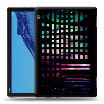 Силиконовый противоударный чехол на Huawei MediaPad T5 с принтом ФАМИЛИЯ