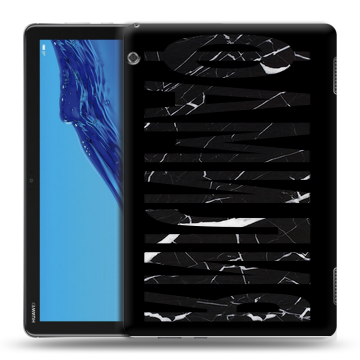 Силиконовый противоударный чехол на Huawei MediaPad T5 с принтом ФАМИЛИЯ