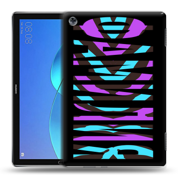 Силиконовый чехол на Huawei MediaPad M5 Lite с принтом ФАМИЛИЯ