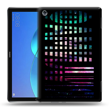 Силиконовый чехол на Huawei MediaPad M5 Lite с принтом ФАМИЛИЯ