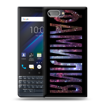 Пластиковый чехол на BlackBerry KEY2 LE с принтом ФАМИЛИЯ