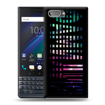 Пластиковый чехол на BlackBerry KEY2 LE с принтом ФАМИЛИЯ