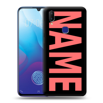 Пластиковый чехол на Vivo V11i с принтом NAME