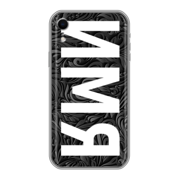 Силиконовый чехол на Iphone Xr с принтом ИМЯ